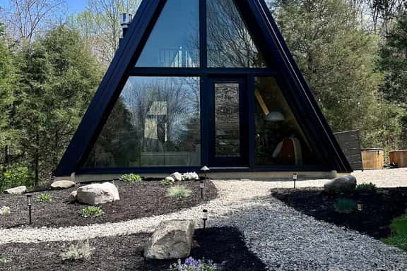 Private A-Frame on 20 Acres | Remote-Work Friendly - Image 1